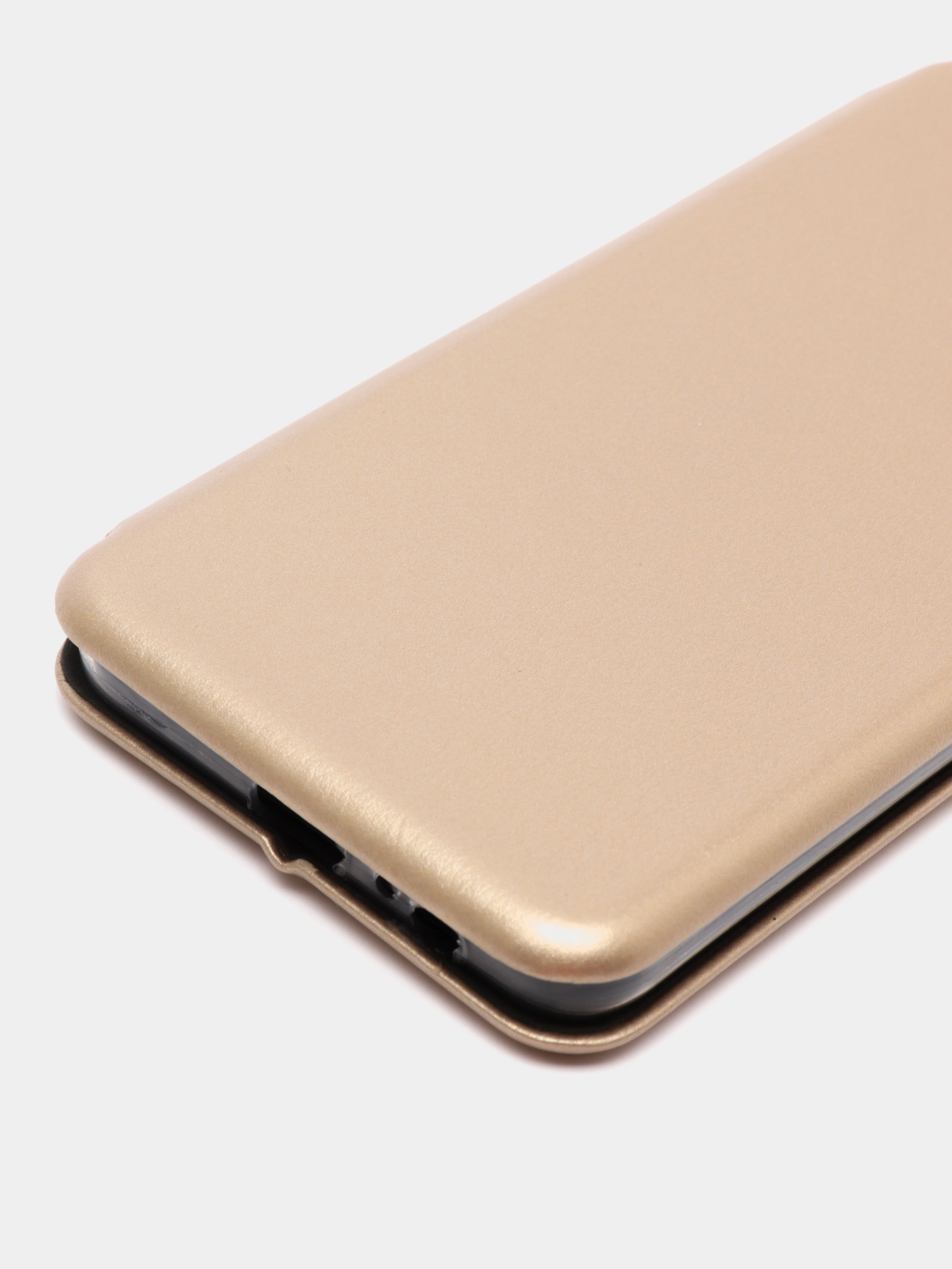 Золотой чехол-книжка на Samsung Galaxy A8 2018, Самсунг Галакси А8 2018