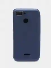 Синий чехол-книжка на Xiaomi Redmi 6 (Сяоми Редми