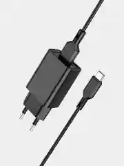 Черный зарядное устройство Borofone BA68A, 1 x USB