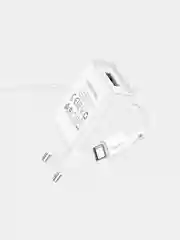Белый зарядное устройство Borofone BA68A, 1 x USB