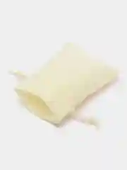 Бежевый мешочек джутовый, подарочный