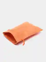 Оранжевый мешочек джутовый, подарочный