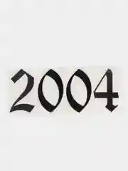 Черный наклейки без фона "Годы рождения 1995-2005", голографические, три цвета