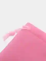 Розовый мешочек джутовый, подарочный