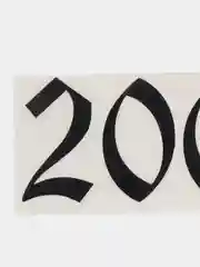 Черный наклейки без фона "Годы рождения 1995-2005", голографические, три цвета