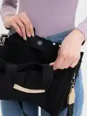 Черный сумка женская, шоппер