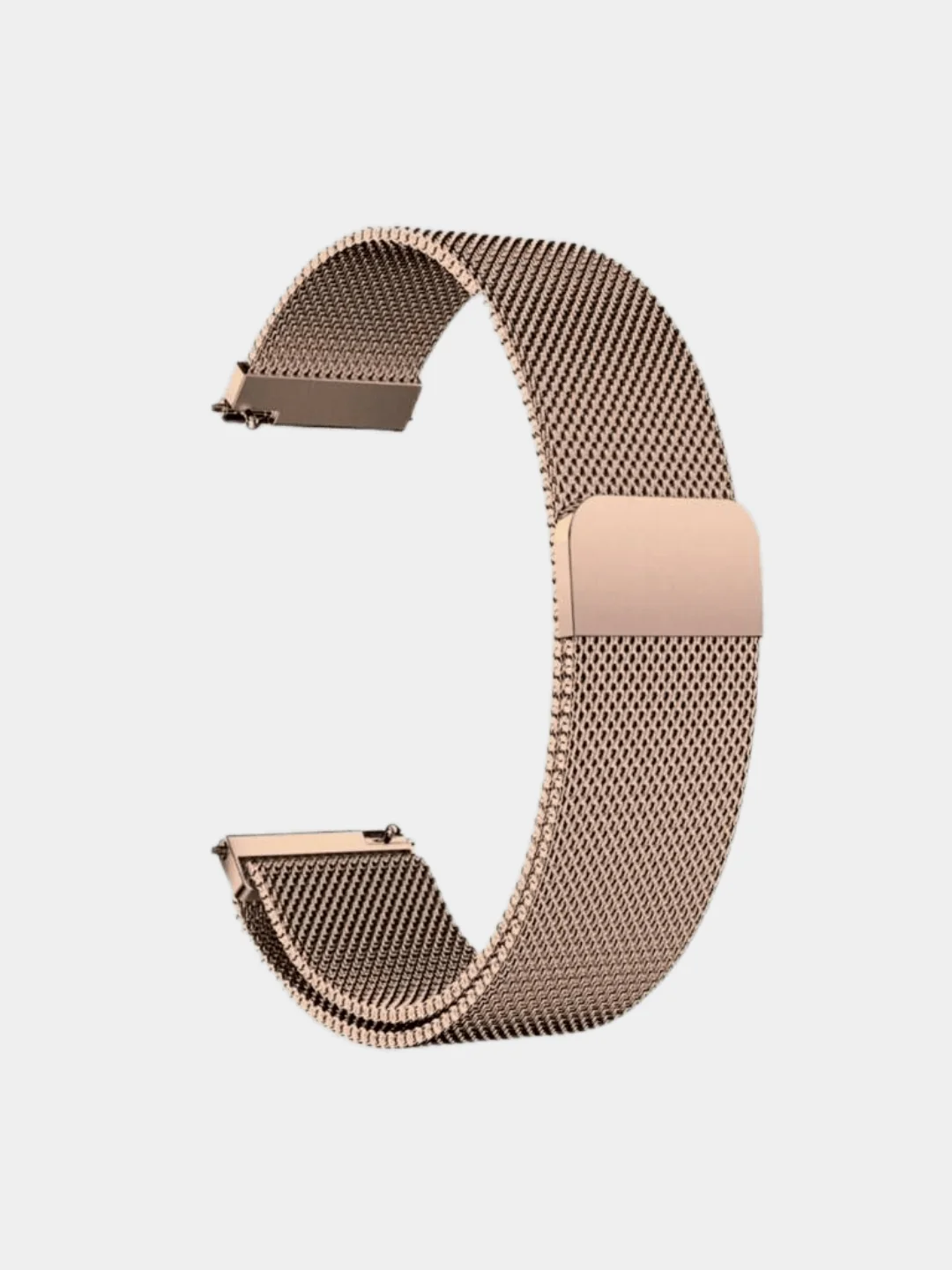 Бежевый меланж стальной ремешок "Миланская Петля" для Amazfit, Huawei, Haylou, Samsung Galaxy Watch
