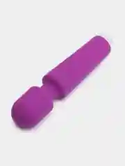 Фиолетовый вибратор женский с упругой головкой, 3 цвета