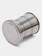 Хром стаканчик складной металлический (75/150мл)