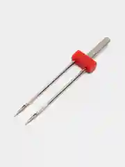 Иглы  для бытовых швейных машин, стандартные двойные Schmetz 130/705H ZWI №90/4.0, уп.1 иг