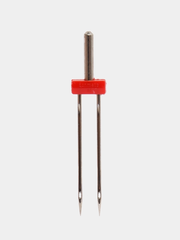 Иглы  для бытовых швейных машин, стандартные двойные Schmetz 130/705H ZWI №90/4.0, уп.1 иг