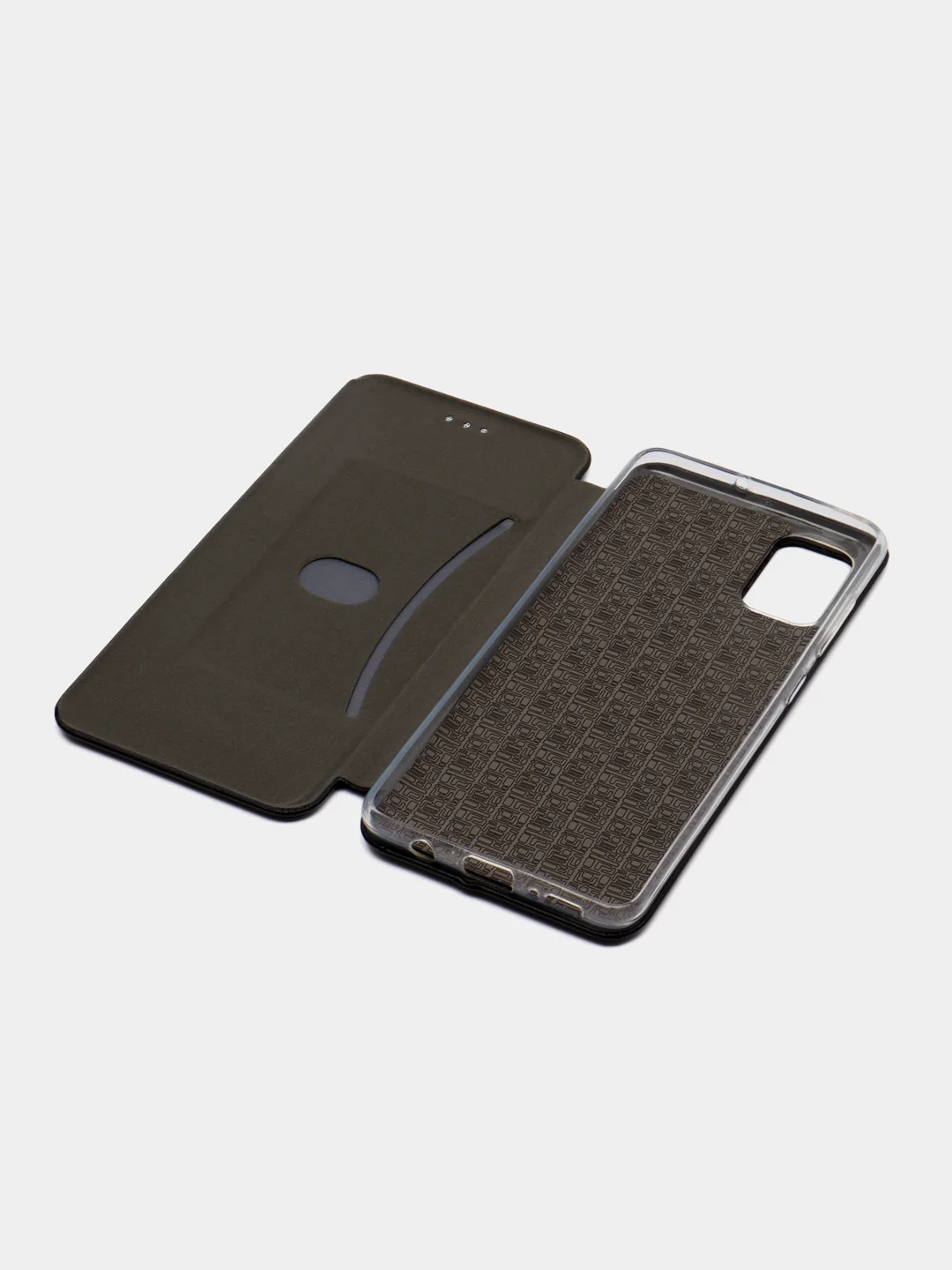 Черный чехол книжка Samsung Galaxy A02, A02S, A31, A32, A51, A52, A71, A72