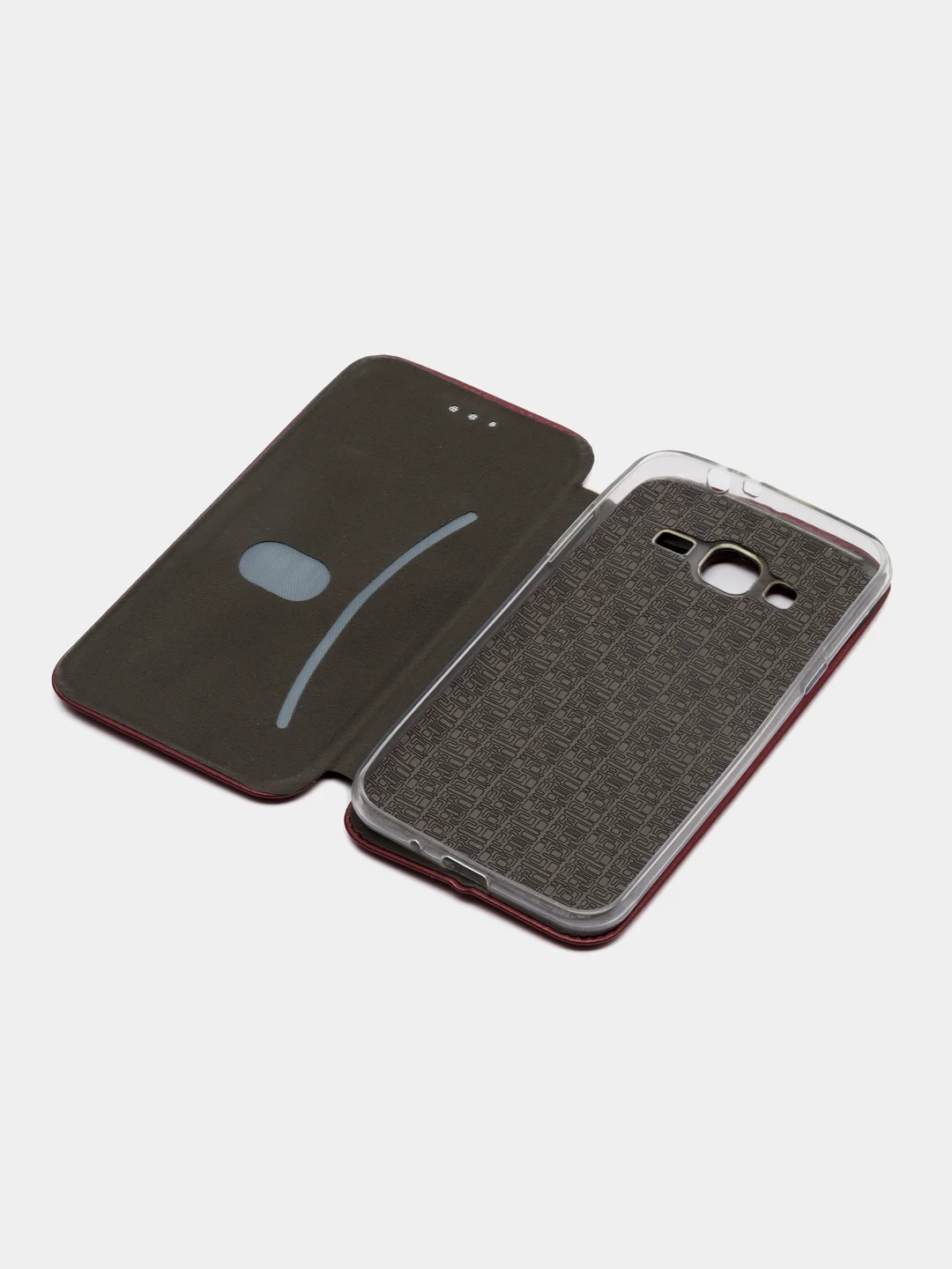 Пурпурный чехол книжка на Samsung Galaxy J3 2016 (J310 / J320), Самсунг Галакси Джи3 (Джи310 / Джи320)