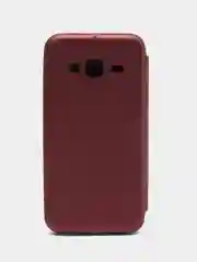 Пурпурный чехол книжка на Samsung Galaxy J3 2016 (J310 / J320), Самсунг Галакси Джи3 (Джи310 / Джи320)