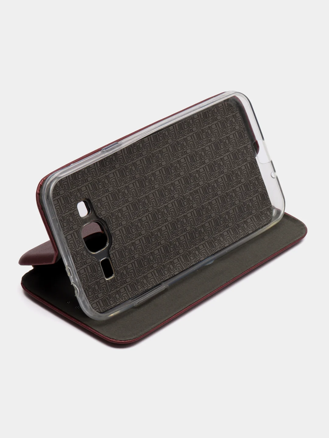 Пурпурный чехол книжка на Samsung Galaxy J3 2016 (J310 / J320), Самсунг Галакси Джи3 (Джи310 / Джи320)