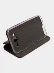 Пурпурный чехол книжка на Samsung Galaxy J3 2016 (J310 / J320), Самсунг Галакси Джи3 (Джи310 / Джи320)