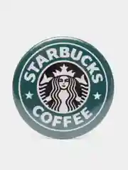 Значок Starbucks кофе, 37 мм, металлический