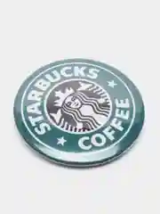 Значок Starbucks кофе, 37 мм, металлический