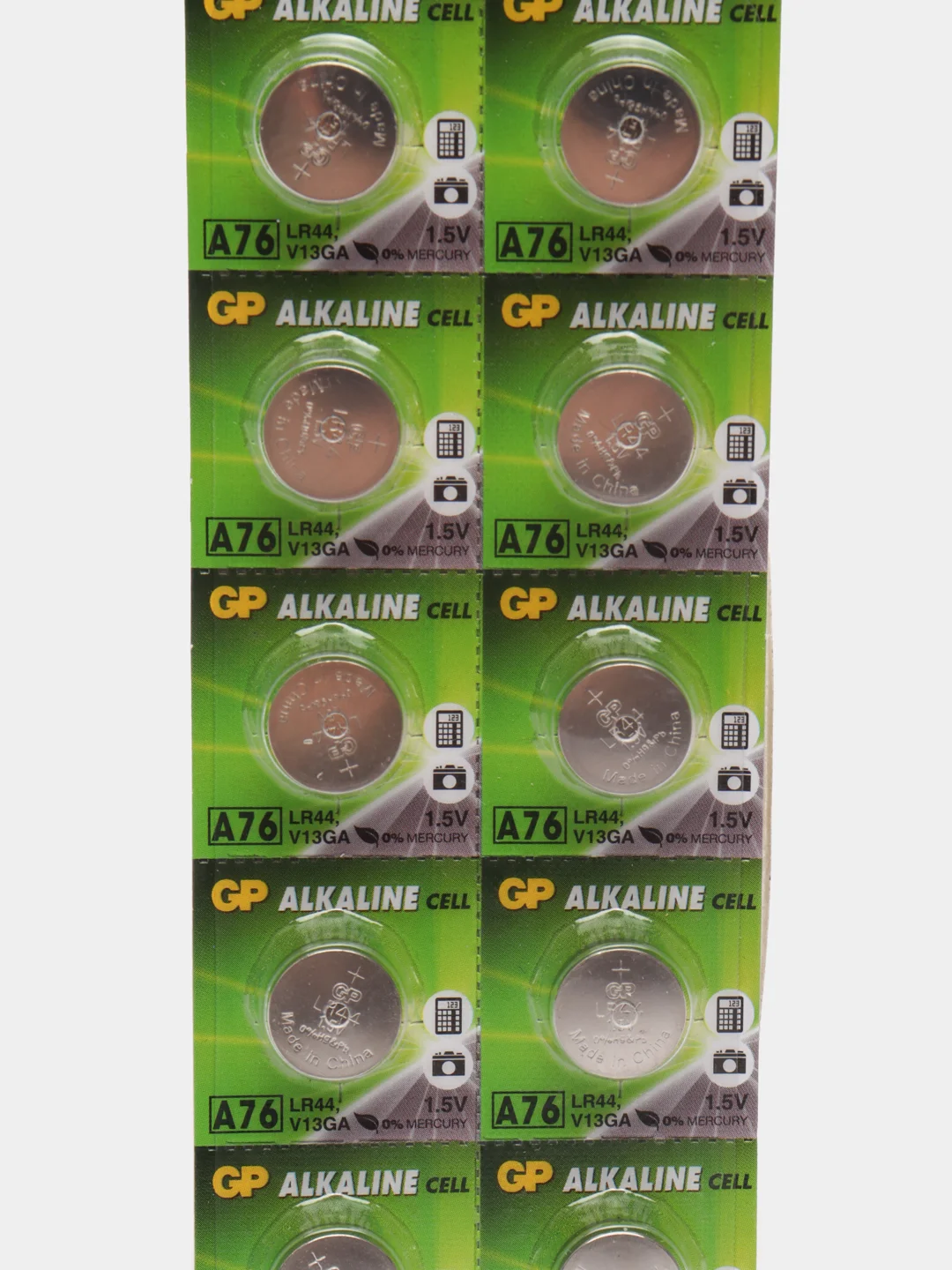 Батарейки GP AG13 (LR44, L1154, A76, G13, 357, 303, SR44, V13GA) для игрушек