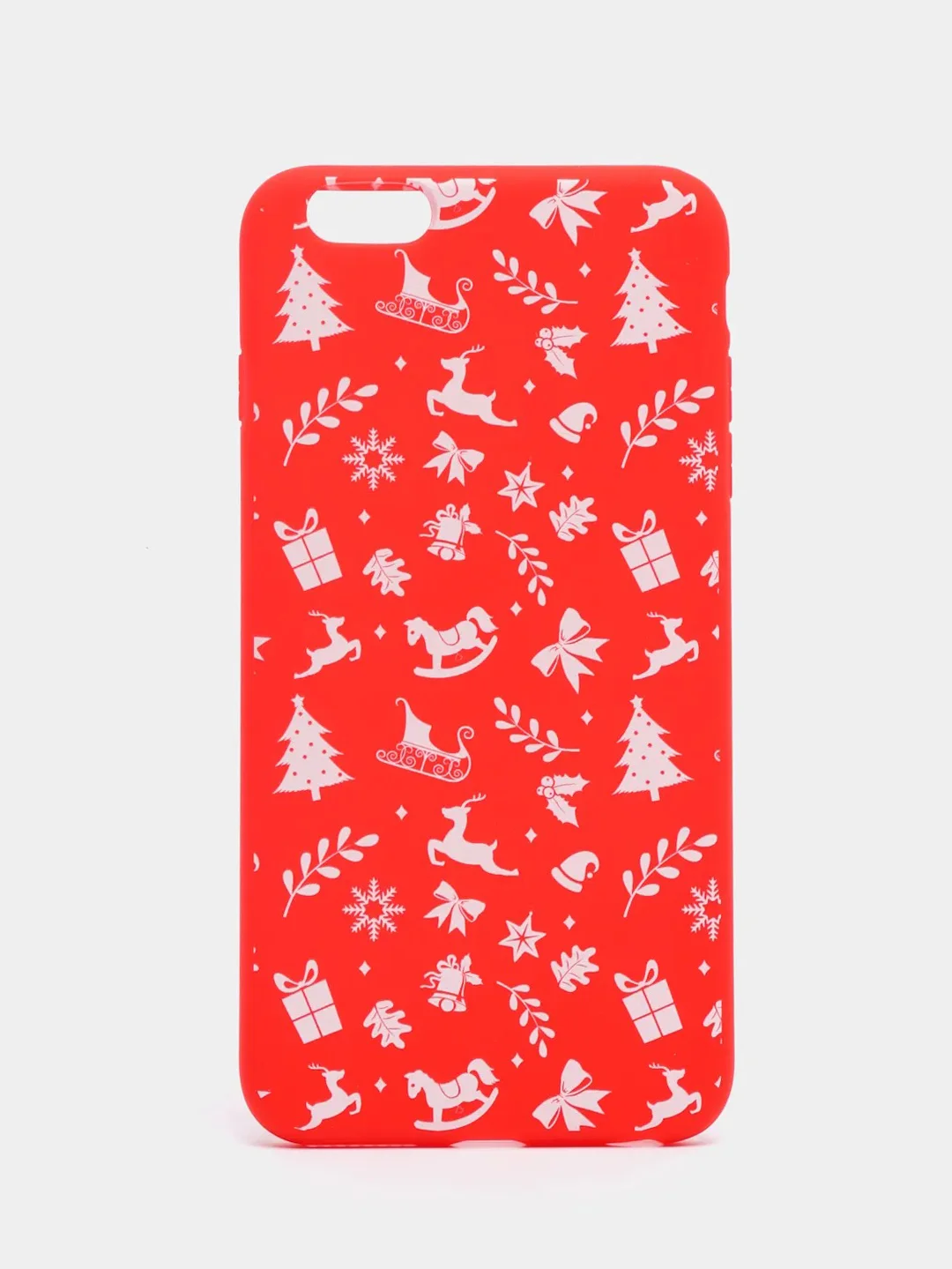 Белый чехол для iPhone "Happy New Year", 5/5s/SE/6s/7/8 Plus/X/XS Max/XR/11/12/mini/Pro