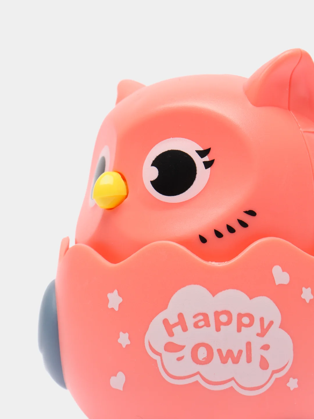 Розовый развивающая игрушка заводная Сова, игрушка каталка детская, инерционная