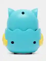 Бирюзовый развивающая игрушка заводная Сова, игрушка каталка детская, инерционная
