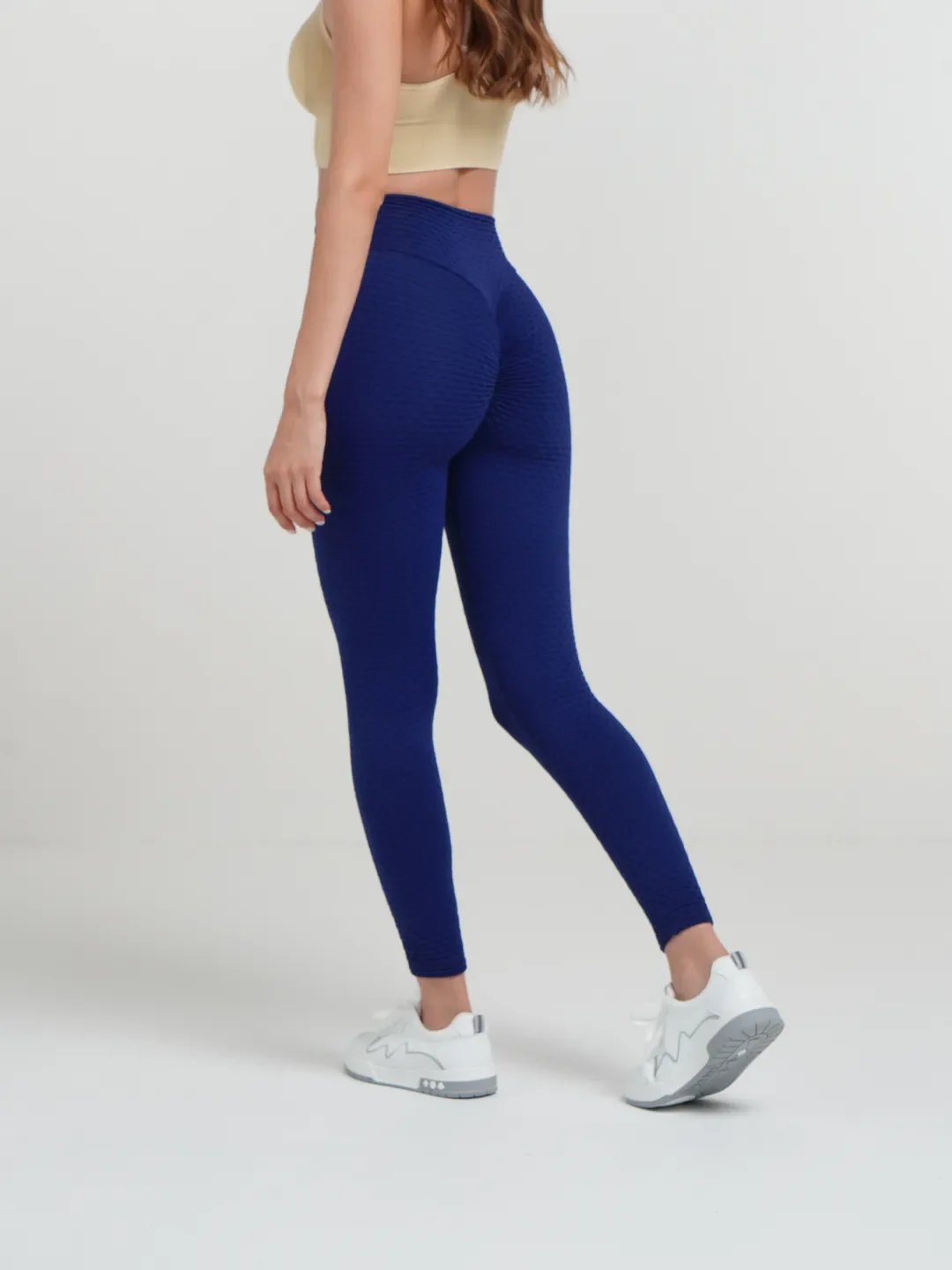 Бирюзовый легинсы женские, спортивные, Push up, для фитнеса и йоги