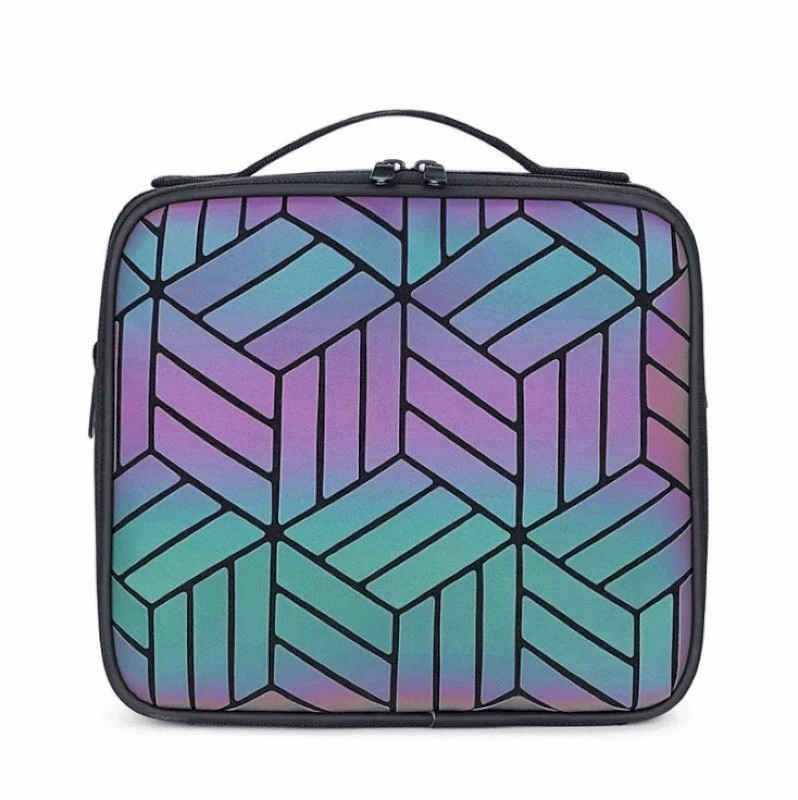 Компактный кейс для косметики Calmi 3D Cube, 26 х 9 х 23 см