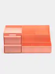 Розовый органайзер для хранения косметики и канцелярии