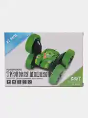 Зеленый радиоуправляемая "ТРЮКОВАЯ МАШИНА разворот 360", шустрое управление