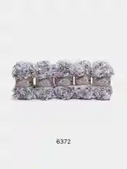 Сиреневый пряжа Alize Puffy Fine color 5 штук  петельки маленькие