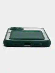 Зеленый чехол с карманом для карт для iPhone 7 8 Plus X XS XR 11 12 13 Pro Max mini айфон про макс