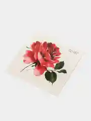 Коралловый мини тату / Временная, переводная татуировка/ 6*6 см