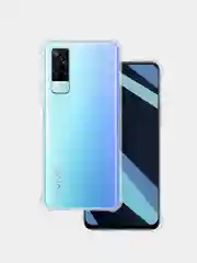 Чехол Vivo Y31 2021 / Vivo Y51A / Y53S, прозрачный, силиконовый, противоударный
