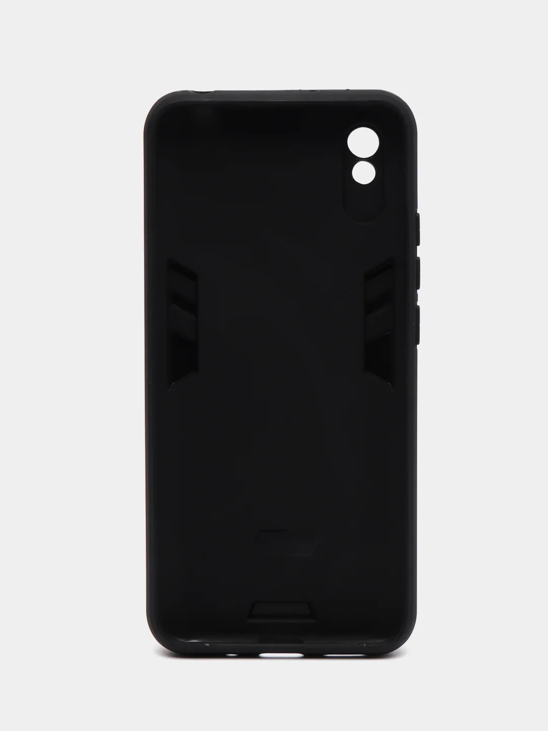 Хром чехол Xiaomi Redmi 9A, Сяоми Редми 9А противоударный с металлической подставкой кольцом