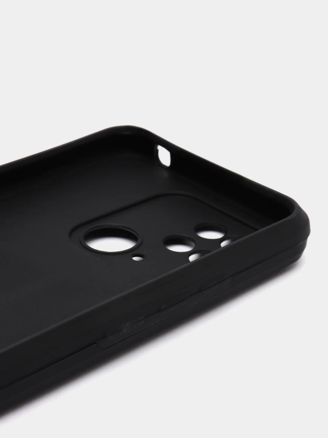 Угольный чехол Xiaomi Redmi 10C / Poco C40, Редми 10C / Поко C40 с металлической подставкой кольцом