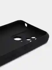 Угольный чехол Xiaomi Redmi 10C / Poco C40, Редми 10C / Поко C40 с металлической подставкой кольцом
