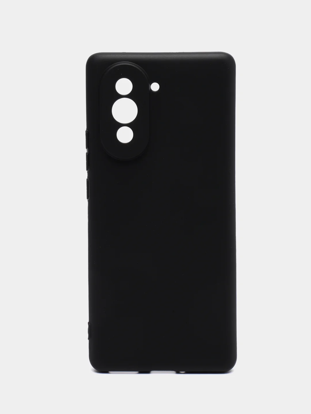 Черный чехол для Huawei Nova 10 (Хуавей Нова 10), черный, силиконовый