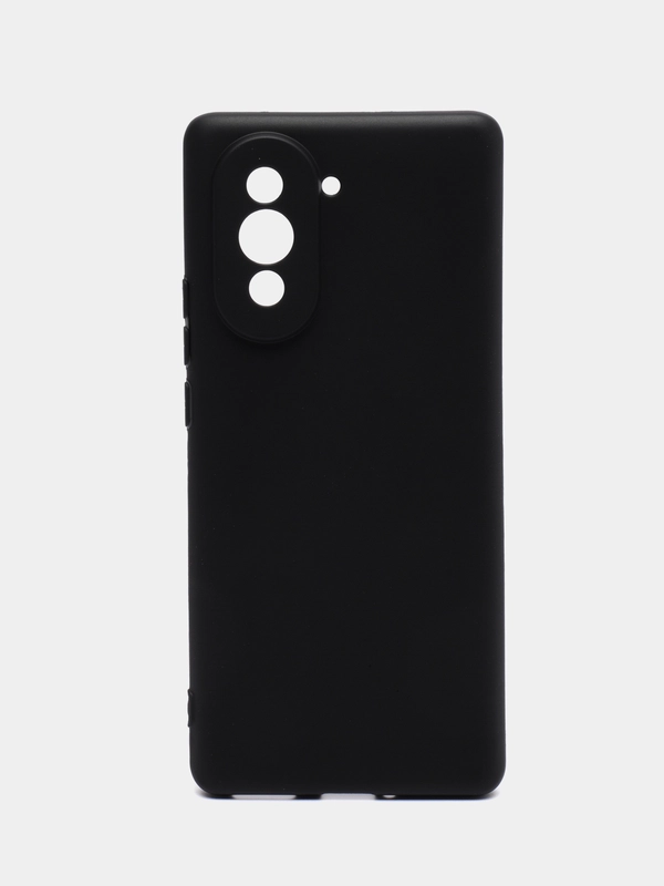 Чехол для Huawei Nova 10 (Хуавей Нова 10), черный, силиконовый