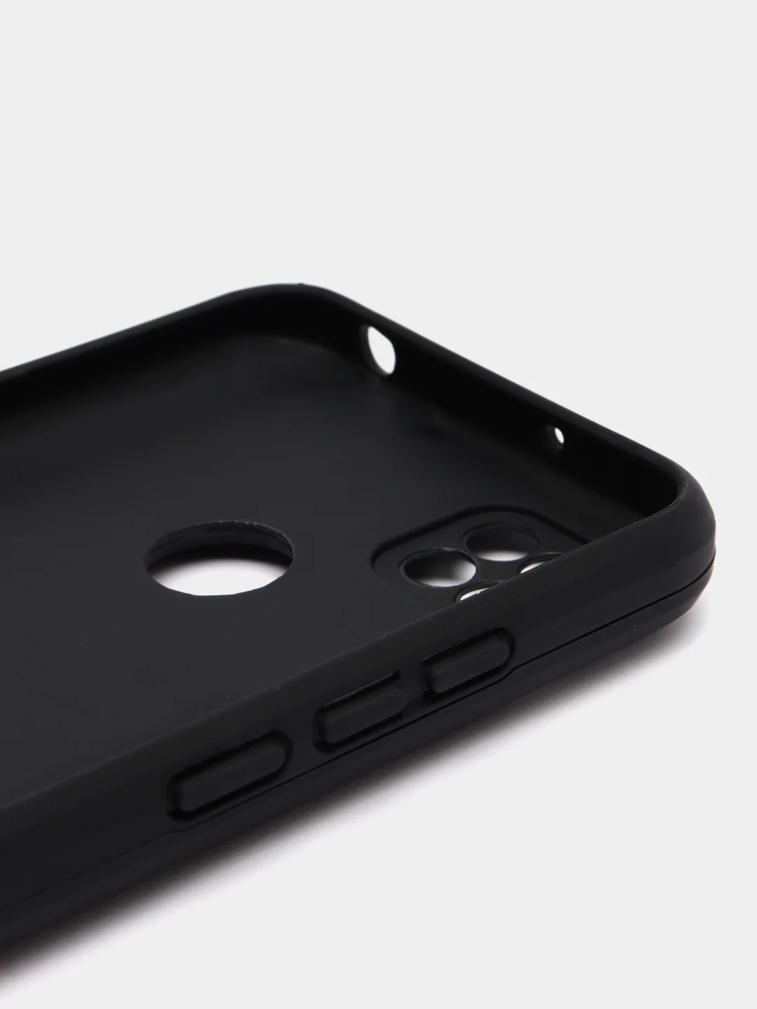 Угольный чехол для Xiaomi Redmi 9C, Redmi 10A, противоударный с металлической подставкой-кольцом