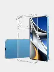 Чехол Xiaomi Poco X4 Pro Поко Х4 Про прозрачный силиконовый противоударный защитой камеры