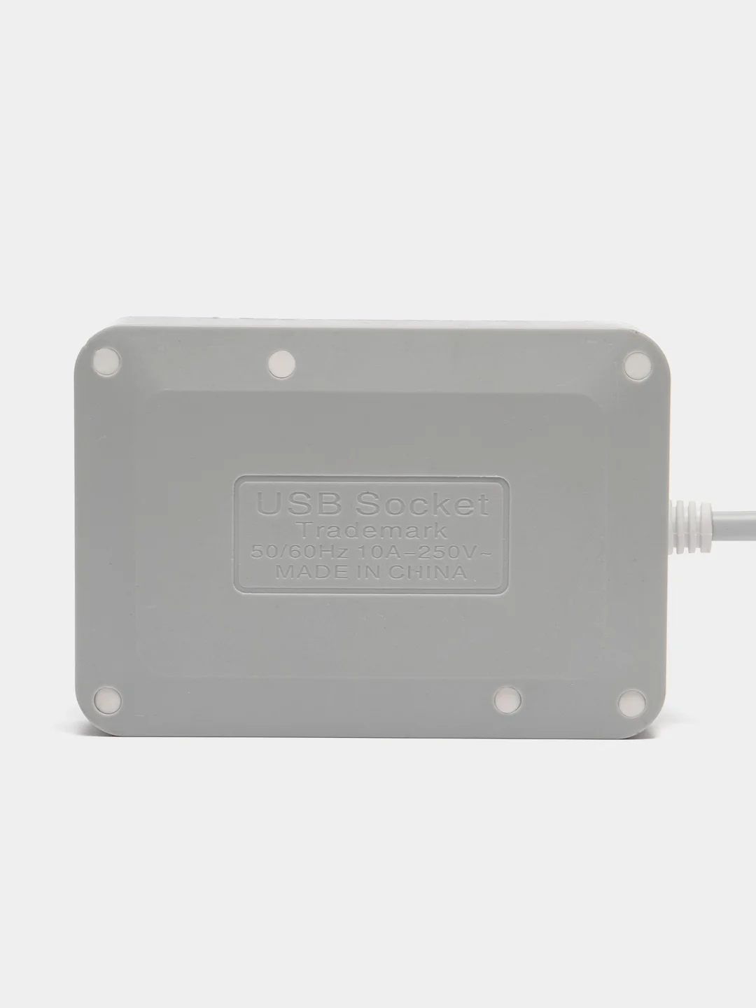 Черный сетевой фильтр с USB разъемами с быстрой зарядкой / Удлинитель с USB портами