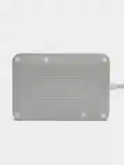 Черный сетевой фильтр с USB разъемами с быстрой зарядкой / Удлинитель с USB портами