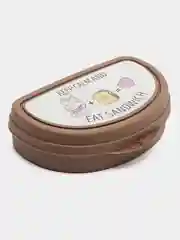 Белый контейнер для еды, бутербродница