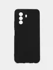 Чехол для Huawei Nova Y70 силиконовый, черный, матовый, с защитой камеры