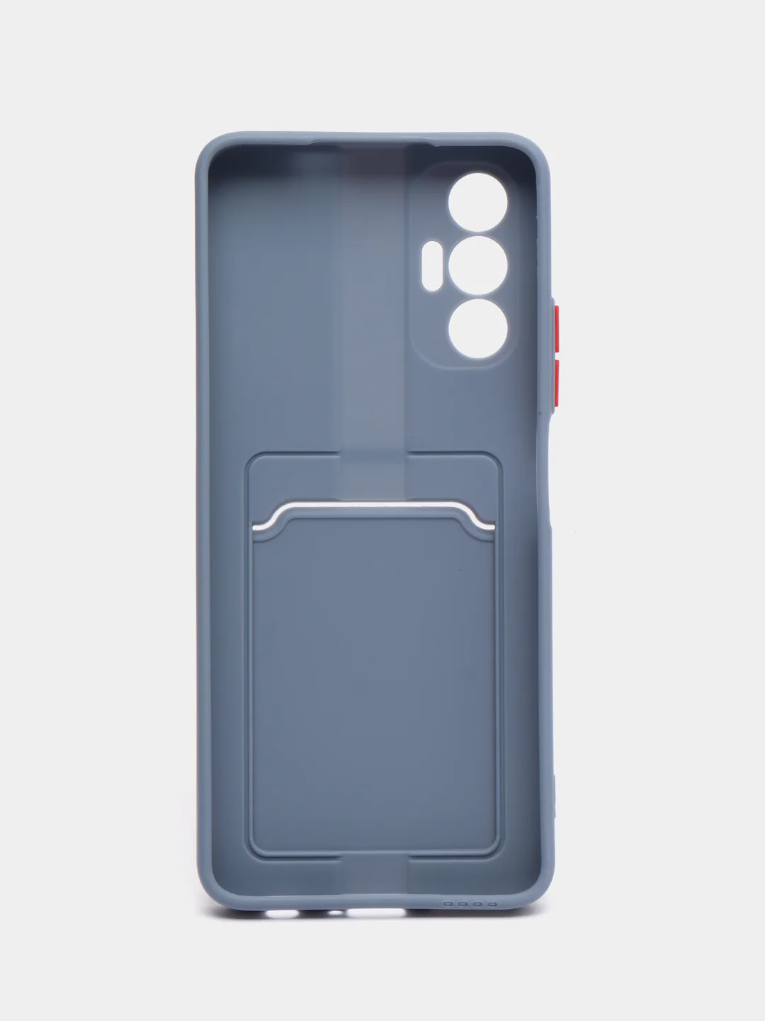 Синий меланж чехол для Tecno Spark 9 Pro, Camon 19/19 Pro, Tecno Pova 3, с отделением для карты