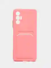 Розовый чехол для Tecno Spark 9 Pro, Camon 19/19 Pro, Tecno Pova 3, с отделением для карты