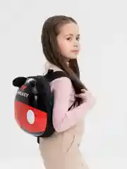 Черный рюкзак детский Минни Маус
