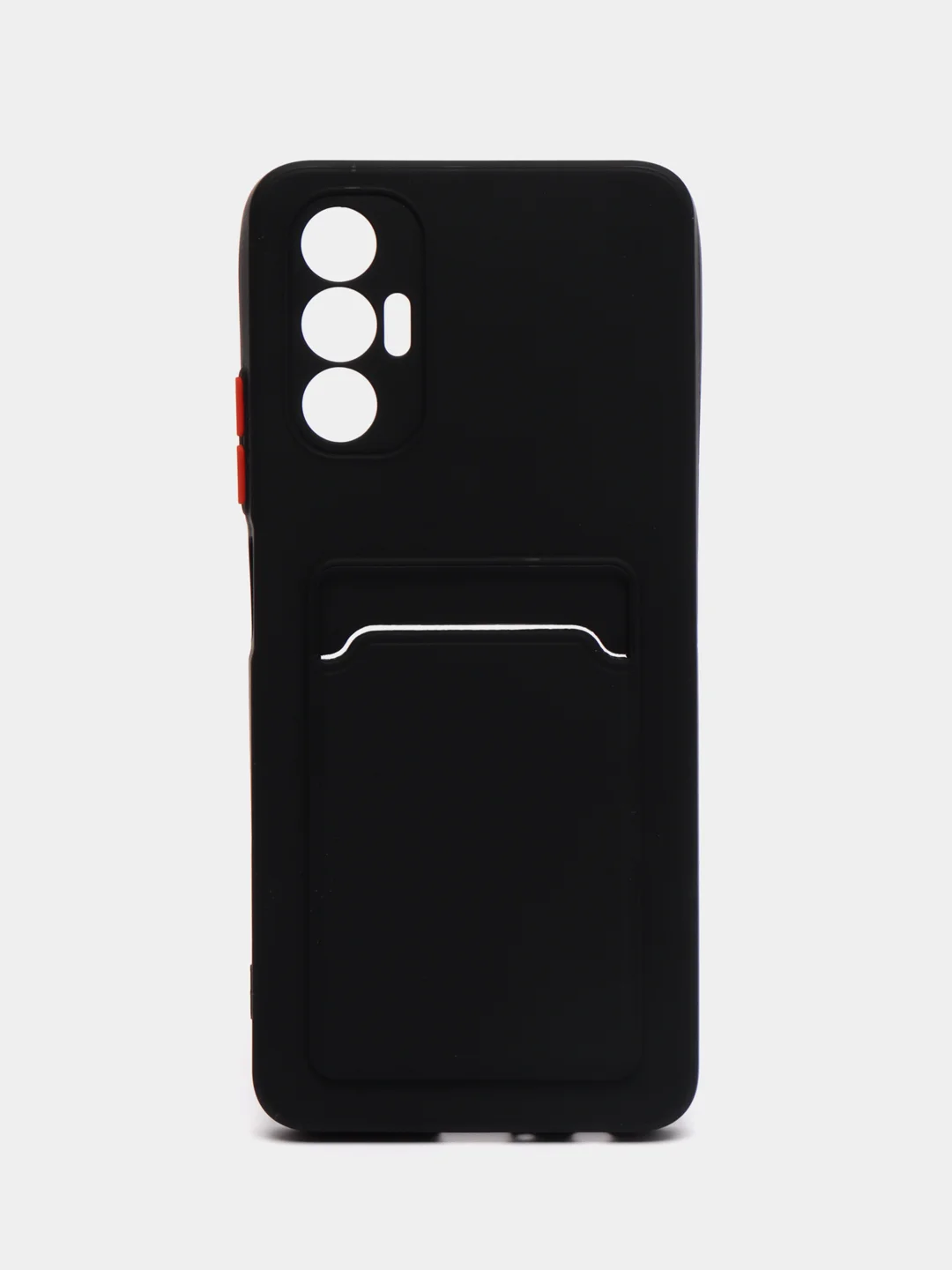 Черный чехол для Tecno Spark 9 Pro, Camon 19/19 Pro, Tecno Pova 3, с отделением для карты