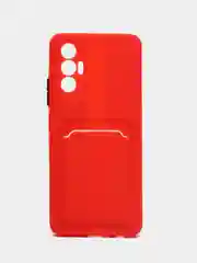 Красный чехол для Tecno Spark 9 Pro, Camon 19/19 Pro, Tecno Pova 3, с отделением для карты